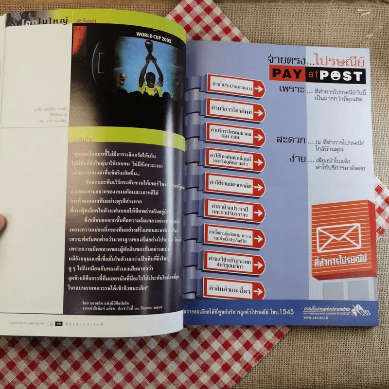 สารคดี ปีที่ 18 ฉบับที่ 219 ก.ค.2545 World Cup 2002 รูปที่ 16