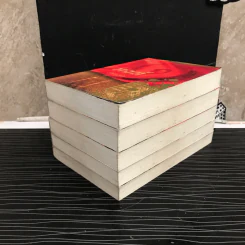 นิยายชุด มาเฟียเลือดมังกร 5 เล่ม ได้แก่ เสือ สิงห์ กระทิง แรด หงส์ - รพัด, ลิซ, ผักบุ้ง, ลิลลี่สีขาว, เรนนี่ รูปที่ 5