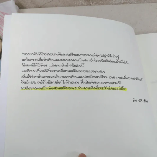 หินก้อนที่ 5 ประสบการณ์ภาวนาปลด ขันธ์ห้า กับ ติช นัท ฮันห์ รูปที่ 7