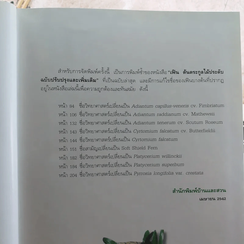 เฟิน ต้นตระกูลไม้ประดับ - ม.ล.จารุพันธ์ ทองแถม รูปที่ 12