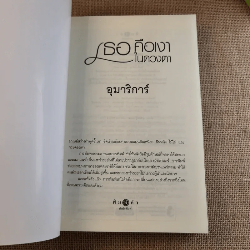 เธอคือเงาในดวงตา - อุมาริการ์ รูปที่ 3
