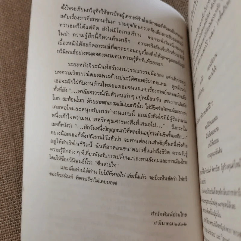 ใบไม้ที่หายไป - จิระนันท์ พิตรปรีชา รูปที่ 14