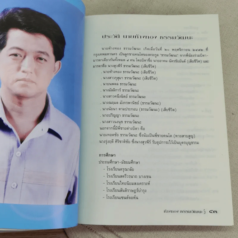 พี่ชายที่แสนดี หนังสืออนุสรณ์ นายห้างทอง ธรรมวัฒนะ Boxset รูปที่ 13