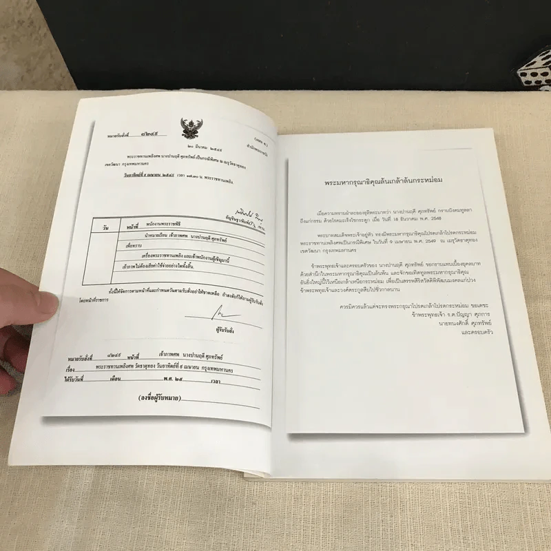 งานพระราชทานเพลิงศพ (เป็นกรณีพิเศษ) ปานฤดี ศุภทรัพย์ 9 เมษายน 2549 รูปที่ 6