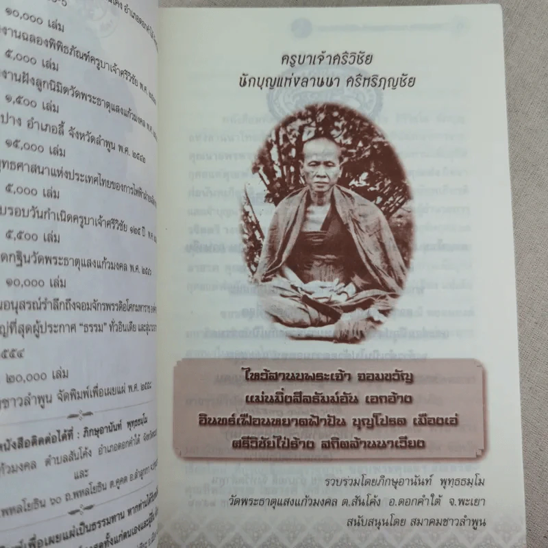 พระครูบาเจ้าศรีวิชัย นักบุญแห่งลานนาไทย รูปที่ 7