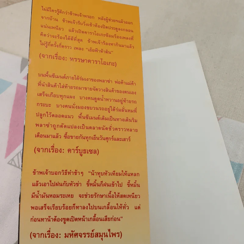 รวมเรื่องสั้นคัดสรร คาร์บูลเซล - จำลอง ฝั่งชลจิตร รูปที่ 7