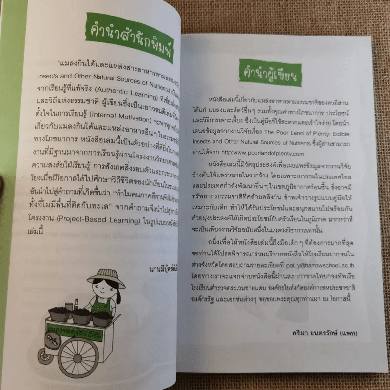 โครงงานวิทยาศาสตร์เชิงสำรวจ แมลงกินได้และแหล่งสารอาหารตามธรรมชาติ รูปที่ 9