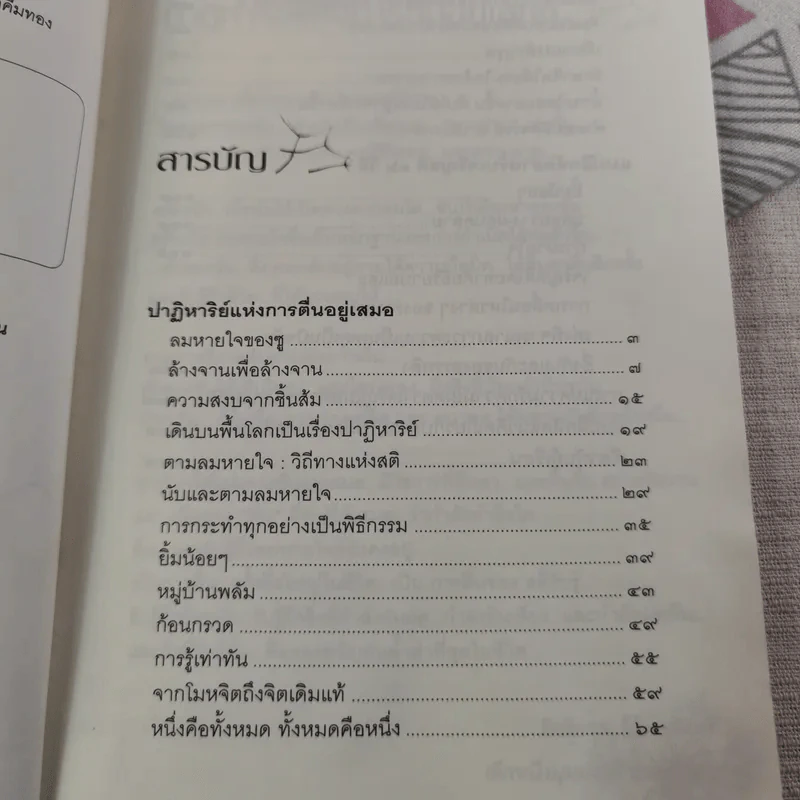 ปาฏิหาริย์แห่งการตื่นอยู่เสมอ - ติช นัท ฮันห์ รูปที่ 11