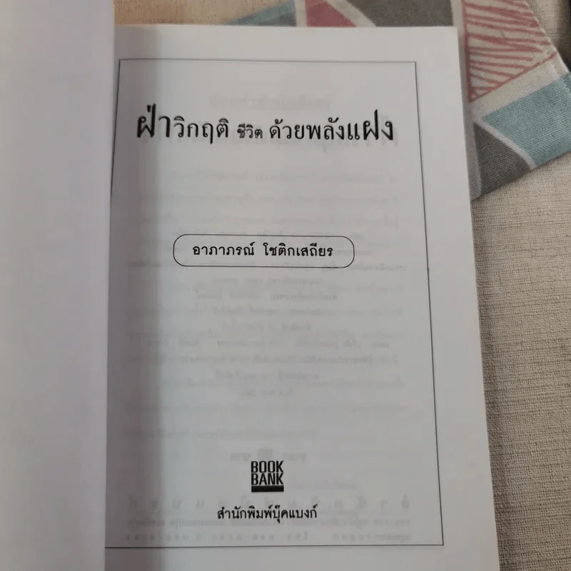 ฝ่าวิกฤติชีวิตด้วยพลังแฝง - อาภาภรณ์ โชดิกเสถียร รูปที่ 7