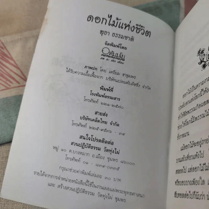 ดอกไม้แห่งชีวิต - สุธา ธรรมชาติ รูปที่ 8
