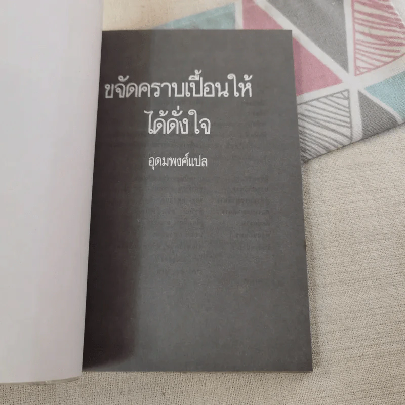 ขจัดคราบเปื้อนให้ได้ดั่งใจ - อุดมพงศ์ แปล รูปที่ 7