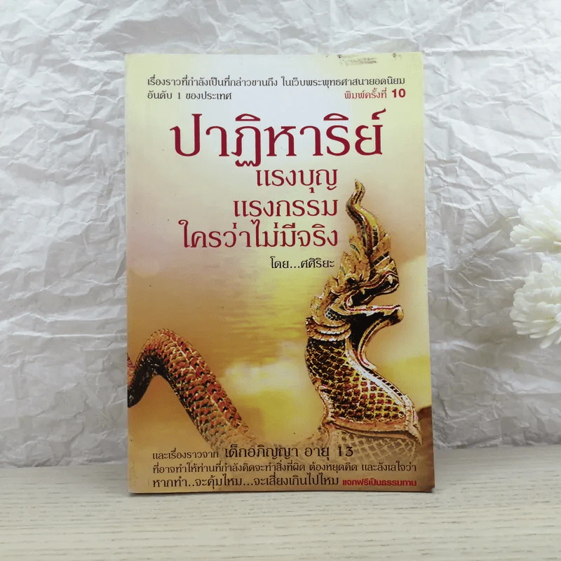 ปาฏิหาริย์แรงบุญ แรงกรรม ใครว่าไม่มีจริง - ศศิริยะ รูปที่ 1