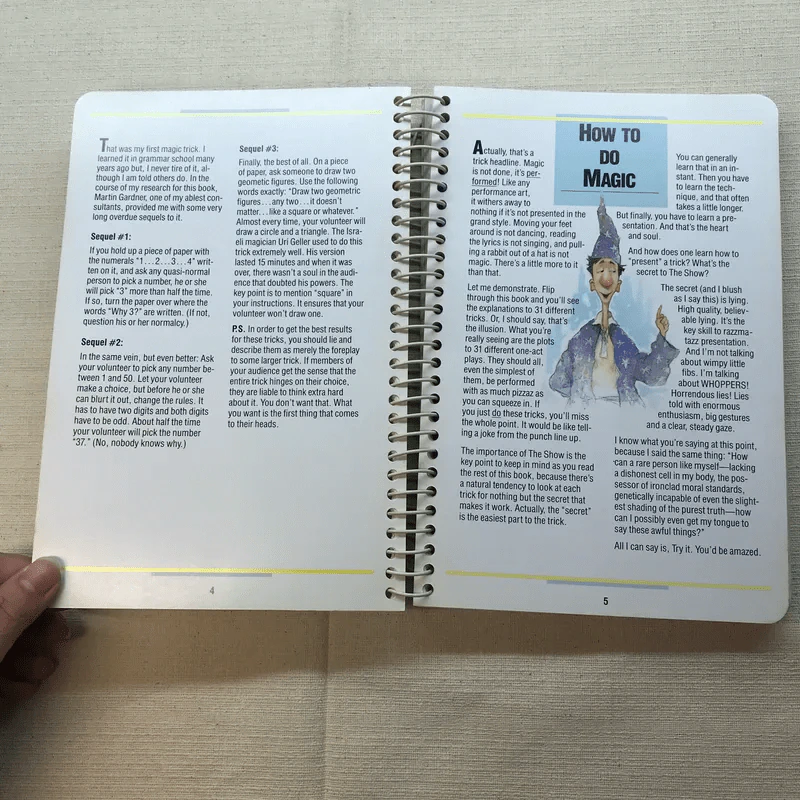 The Klutz Book of Magic - John Cassidy and Michael Stroud รูปที่ 8