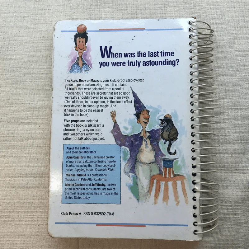 The Klutz Book of Magic - John Cassidy and Michael Stroud รูปที่ 10
