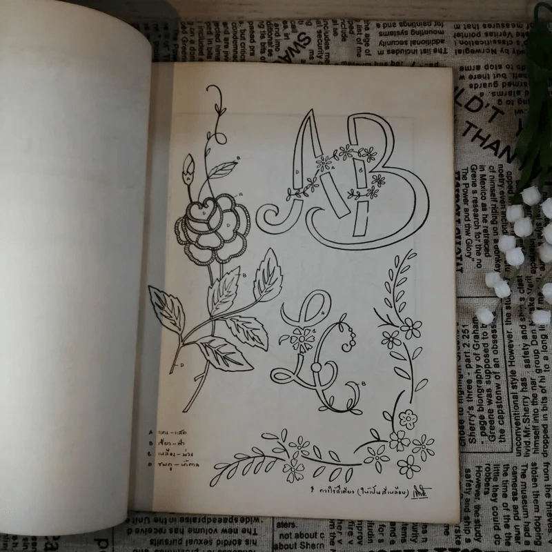 ลายปักแบบ Cross Stitch วิชาศิลปปฏิบัติ - อุดม จงกมานนท์ รูปที่ 9
