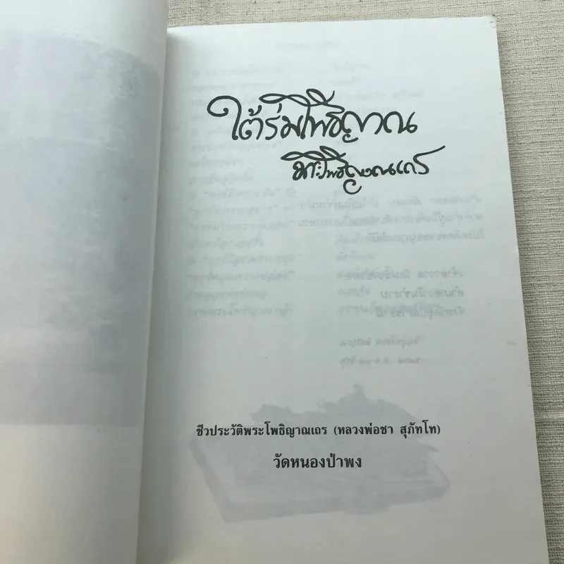 ใต้ร่มโพธิญาณ ชีวประวัติพระโพธิญาณเถร (หลวงพ่อชา สุภัทโท) วัดหนองป่าพง รูปที่ 6