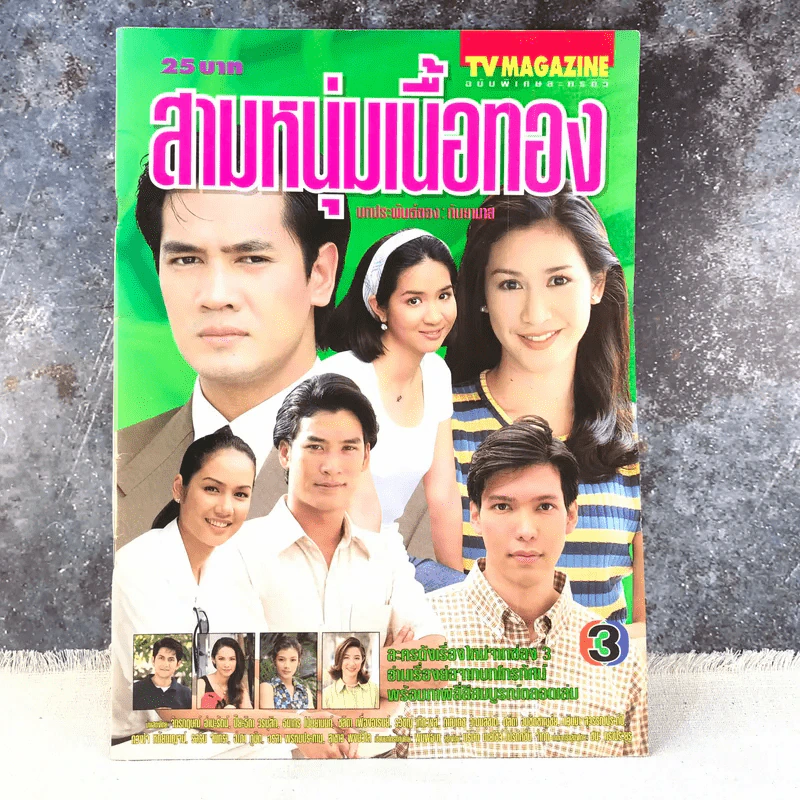 สามหนุ่มเนื้อทอง  เรื่องย่อละคร ทีวีแม็กกาซีน รูปที่ 1