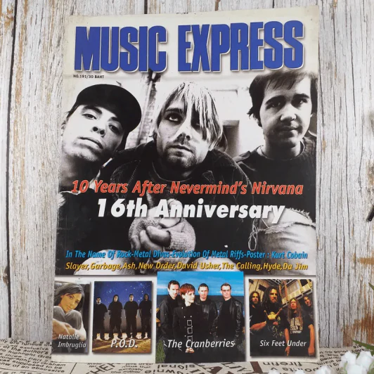 Music Express No.191 10 Years After Nevermind's Nirvana 16th Anniversary รูปที่ 1