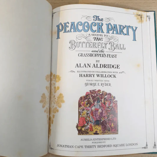 The Peacock Party - Alan Aldridge รูปที่ 7