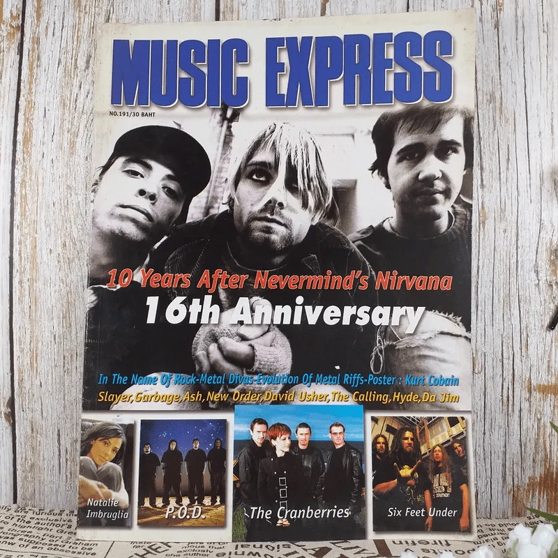 Music Express No.191 10 Years After Nevermind's Nirvana 16th Anniversary รูปที่ 1