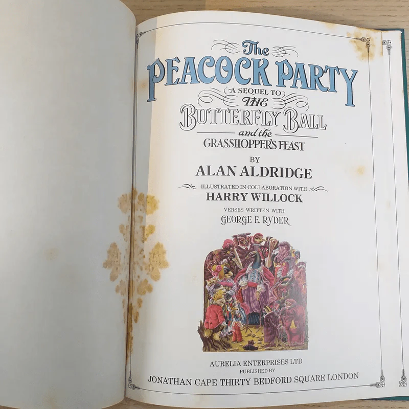 The Peacock Party - Alan Aldridge รูปที่ 7