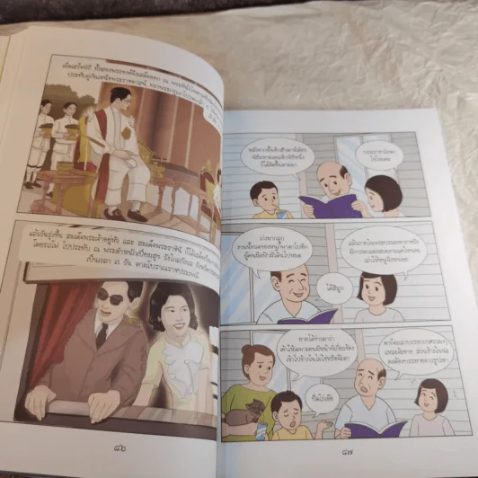 การ์ตูนชุด สดุดีมหาราชา เทิดไท้องค์ราชัน รัชกาลที่ 9 ฉบับเยาวชน รูปที่ 12