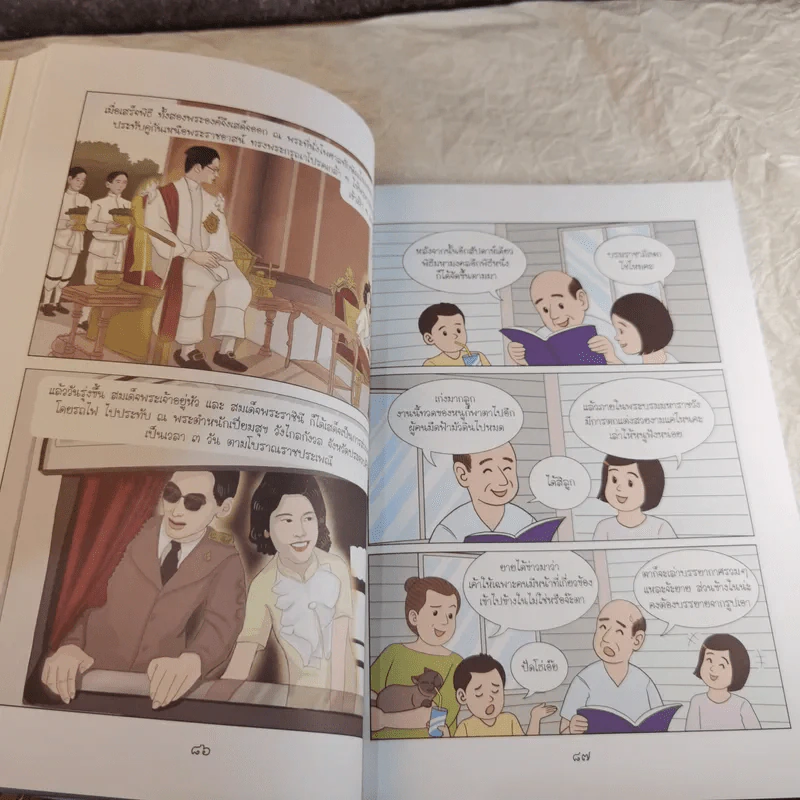 การ์ตูนชุด สดุดีมหาราชา เทิดไท้องค์ราชัน รัชกาลที่ 9 ฉบับเยาวชน รูปที่ 12