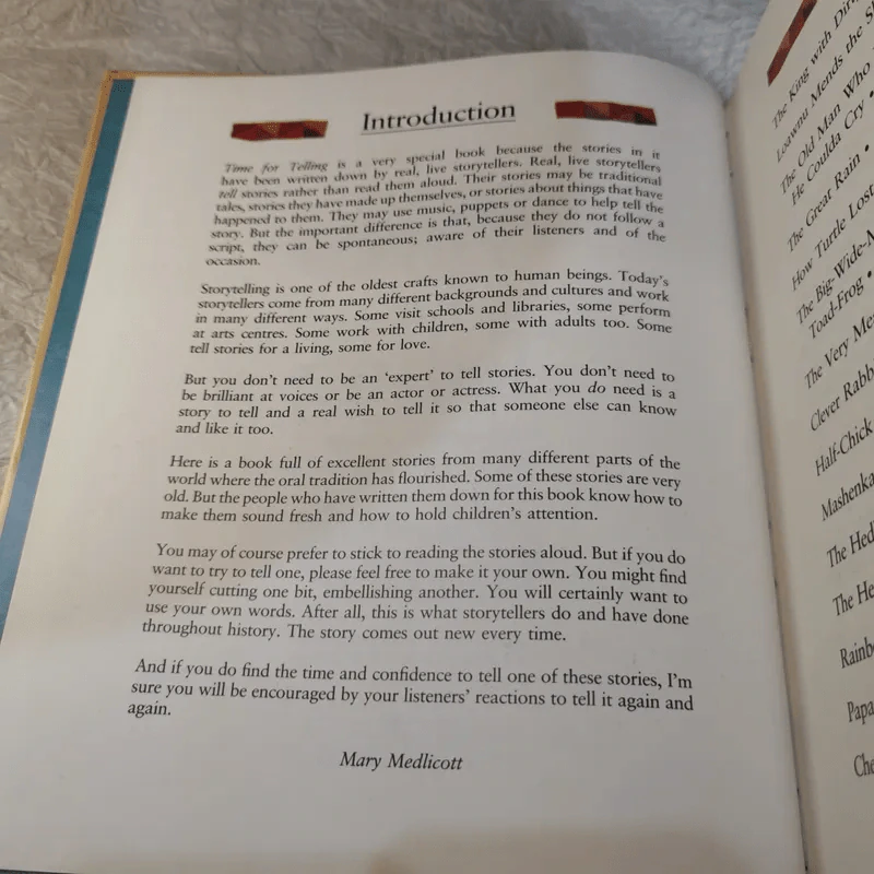Time for Telling A collection of stories from around the world รูปที่ 8