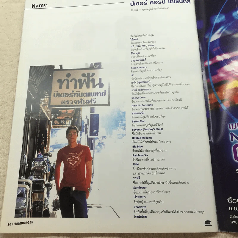HAMBURGER ปีที่ 1 ฉบับที่ 6 พ.ย.2545 รูปที่ 7