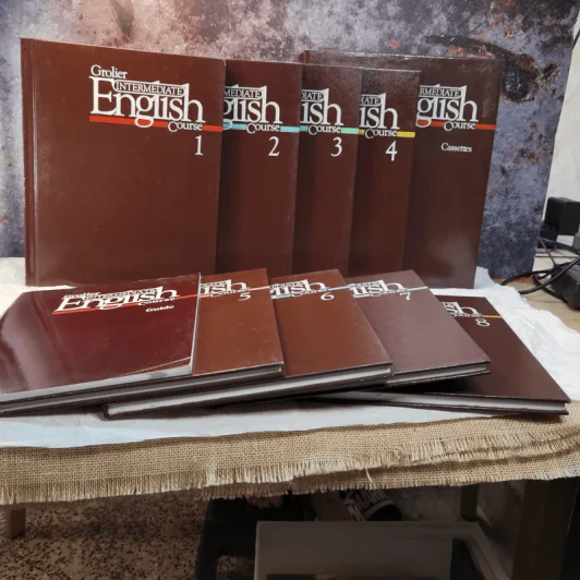Grolier Intermediate English Course 1-8 + Guide Boxset รูปที่ 1