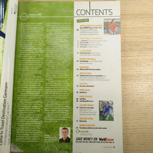 World Soccer Jan 2011 รูปที่ 7