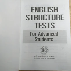 English Structure Tests For Advanced Students - สำราญ สังฤทธิ์สุวรรณ รูปที่ 7