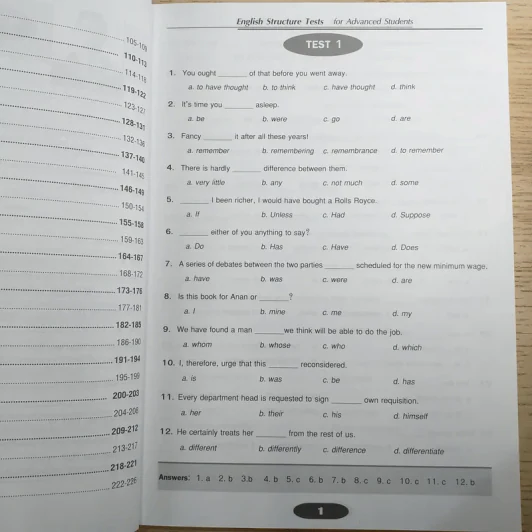 English Structure Tests For Advanced Students - สำราญ สังฤทธิ์สุวรรณ รูปที่ 11