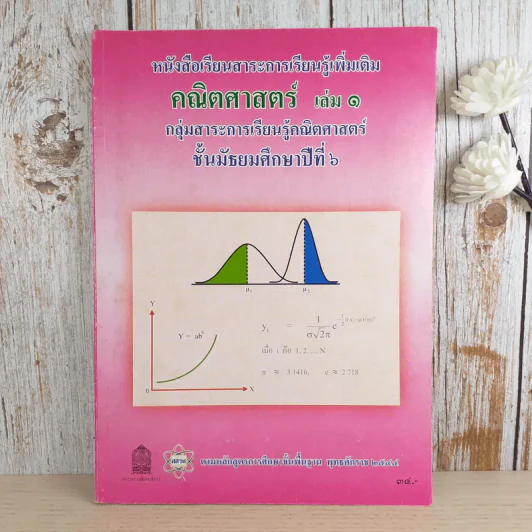 คณิตศาสตร์ เล่ม 1 ชั้นมัธยมศึกษาปีที่ 6 รูปที่ 1