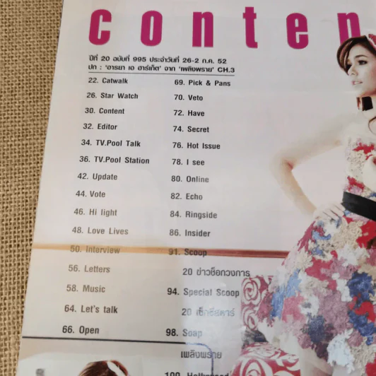 ทีวีพูล ฉบับ 996 ปีที่ 20 26 มิ.ย.-2 ก.ค.2552 ชมพู่ อารยา รูปที่ 11