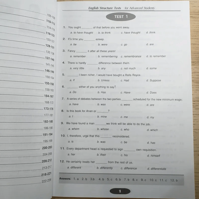 English Structure Tests For Advanced Students - สำราญ สังฤทธิ์สุวรรณ รูปที่ 11