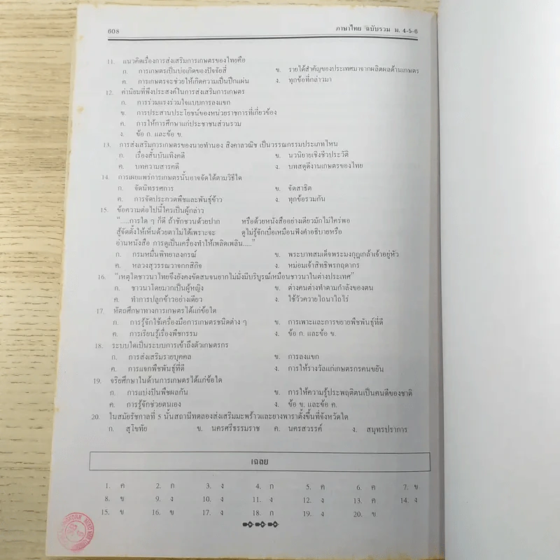 ภาษาไทย ฉบับรวม ม.4-5-6 สำหรับเตรียมสอบเข้ามหาวิทยาลัย สอบเทียบ ม.6 รูปที่ 16