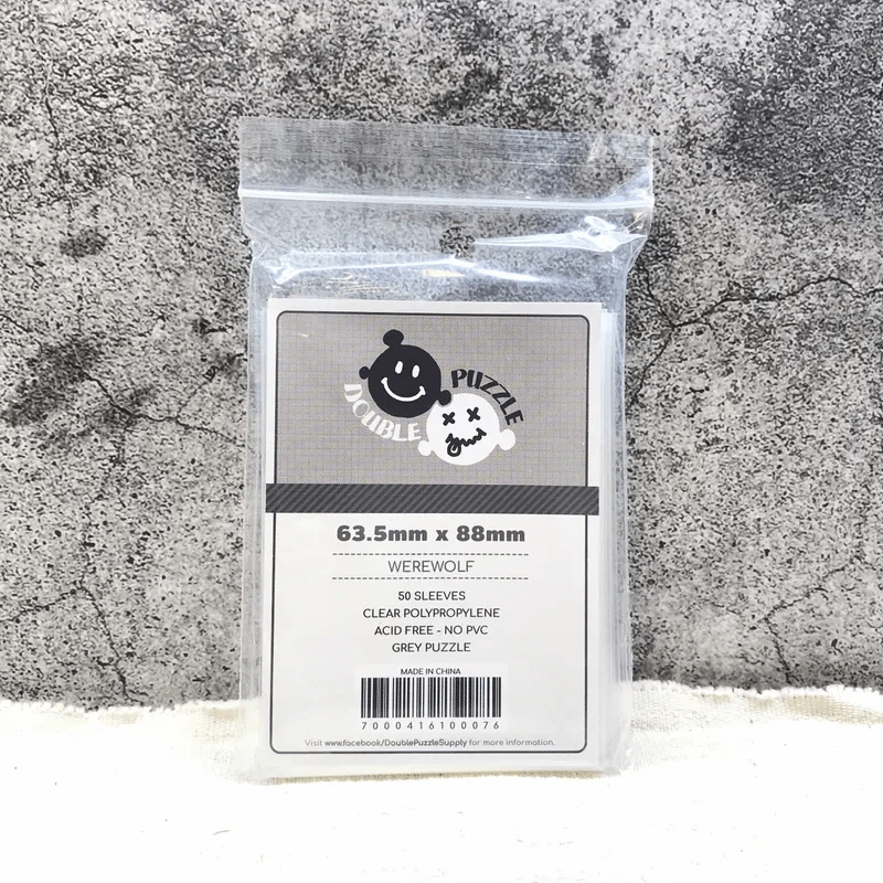 ซองใส่การ์ด 75M 63.5x88 MM Grey (Double Puzzle) รูปที่ 1