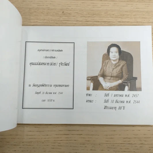 ชีวิตงาม (อนุสรณ์งานพระราชทานเพลิงศพนางสมหมาย (ม่วย) รุจิรวัฒน์) รูปที่ 7