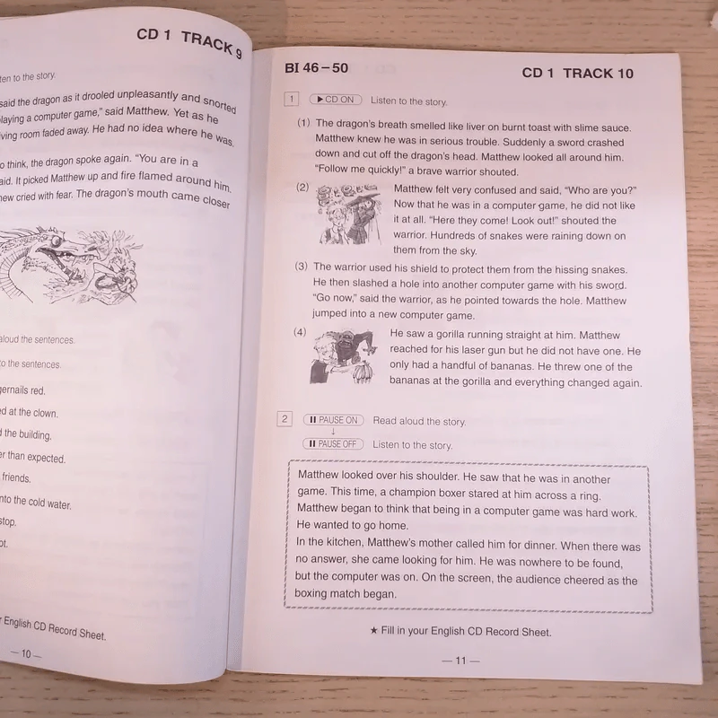Kumon English ขายรวม 4 เล่ม รูปที่ 10