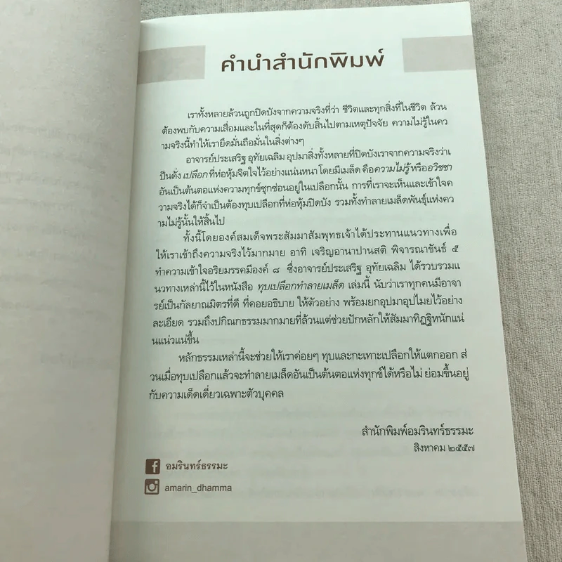 ทุบเปลือก ทำลายเมล็ด วิธีขุดรากถอนโคนกิเลส - ประเสริฐ อุทัยเฉลิม รูปที่ 8