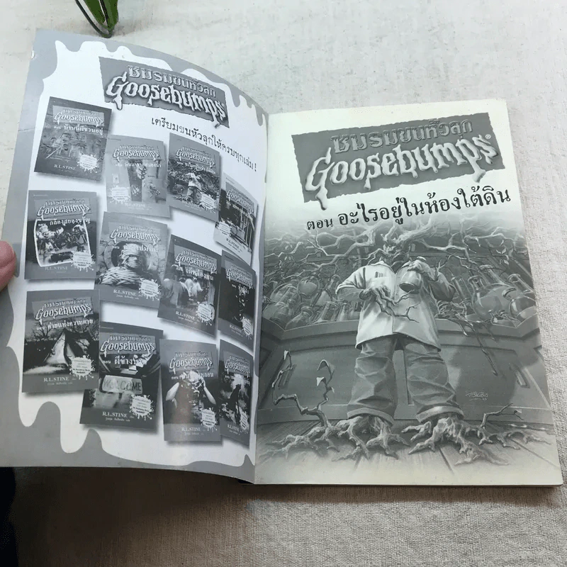 ชมรมขนหัวลุก Goosebumps ตอน อะไรอยู่ในห้องใต้ดิน รูปที่ 4