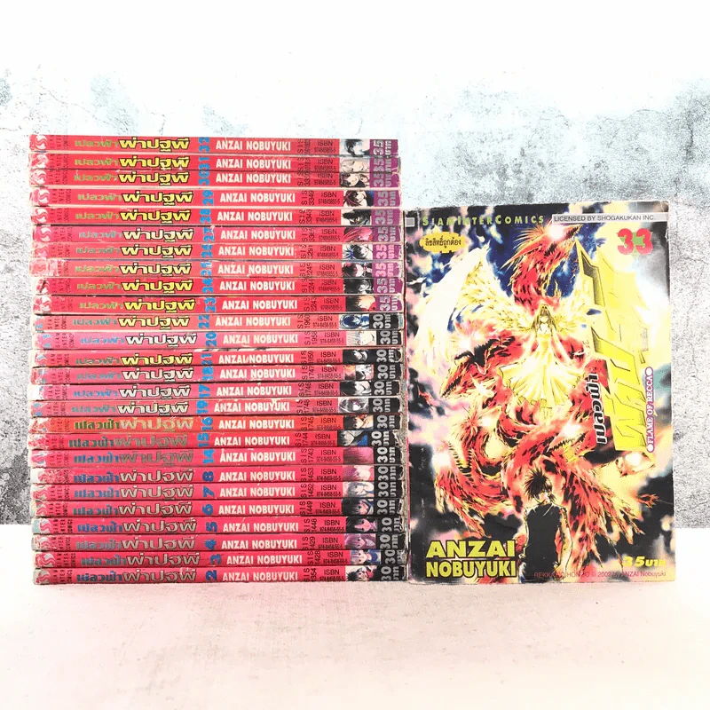 เปลวฟ้าผ่าปฐพี 33 เล่มจบ (ขาดเล่ม 1,9,10,11,12,13) รูปที่ 1