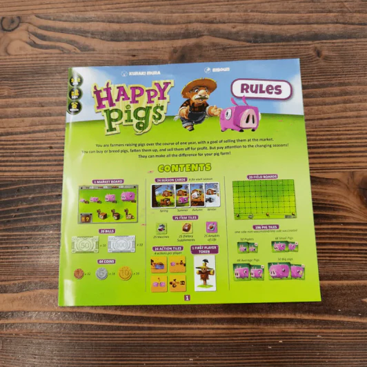 (Used บอร์ดเกมมือสอง) Happy Pigs รูปที่ 9