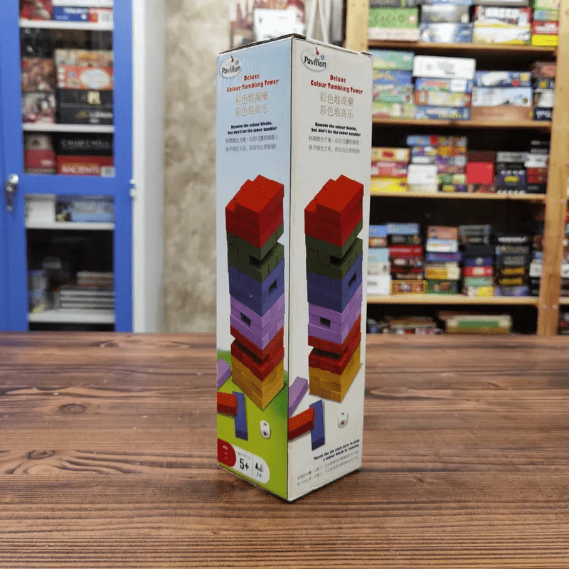 (Used บอร์ดเกมมือสอง) Deluxe Colour Tumbing Tower รูปที่ 3