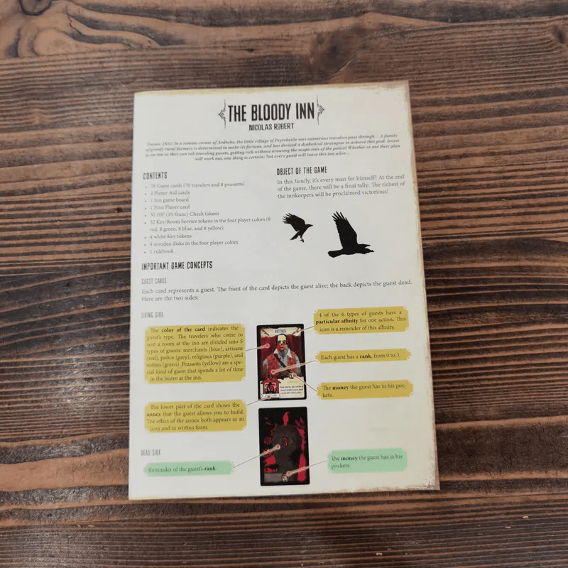 (Used บอร์ดเกมมือสอง) The Bloody Inn รูปที่ 10