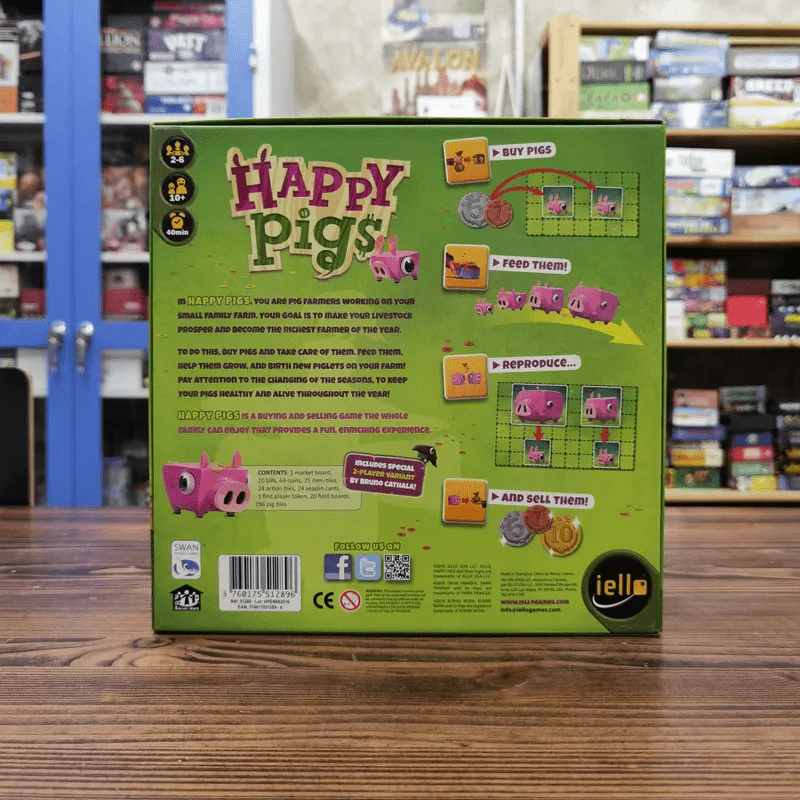 (Used บอร์ดเกมมือสอง) Happy Pigs รูปที่ 6