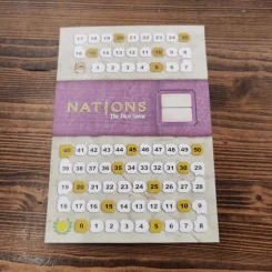 (Used บอร์ดเกมมือสอง) Nations The Dice Game รูปที่ 9