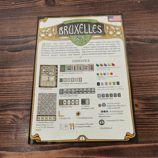 (Used บอร์ดเกมมือสอง) Bruxelles 1893 รูปที่ 12