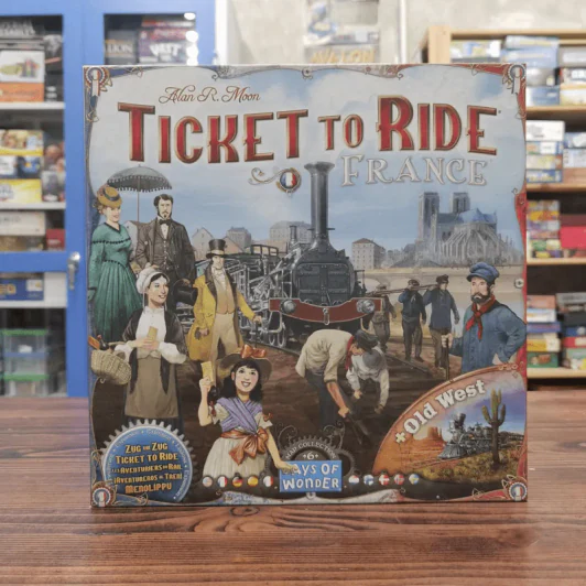 (Used บอร์ดเกมมือสอง) Ticket to Ride Map Collection: Volume 6 – France & Old West รูปที่ 1
